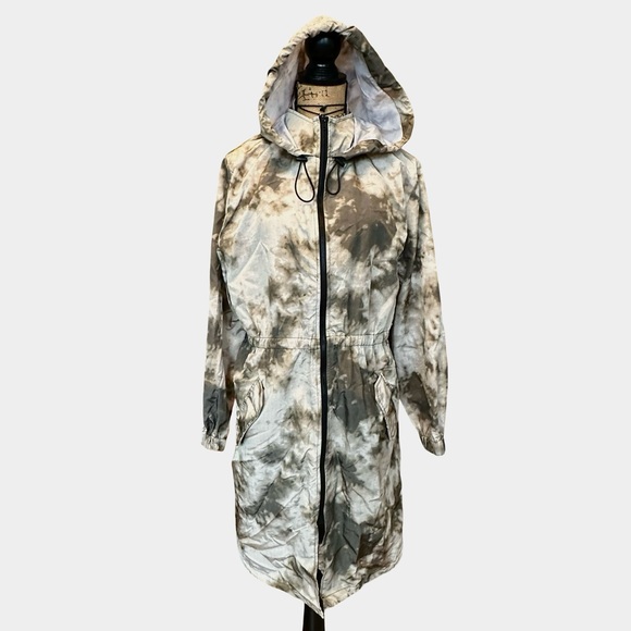 Stylish Tie-Dye Hooded Jacket - Picture 3 of 14